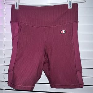 Champion small workout shorts with pockets